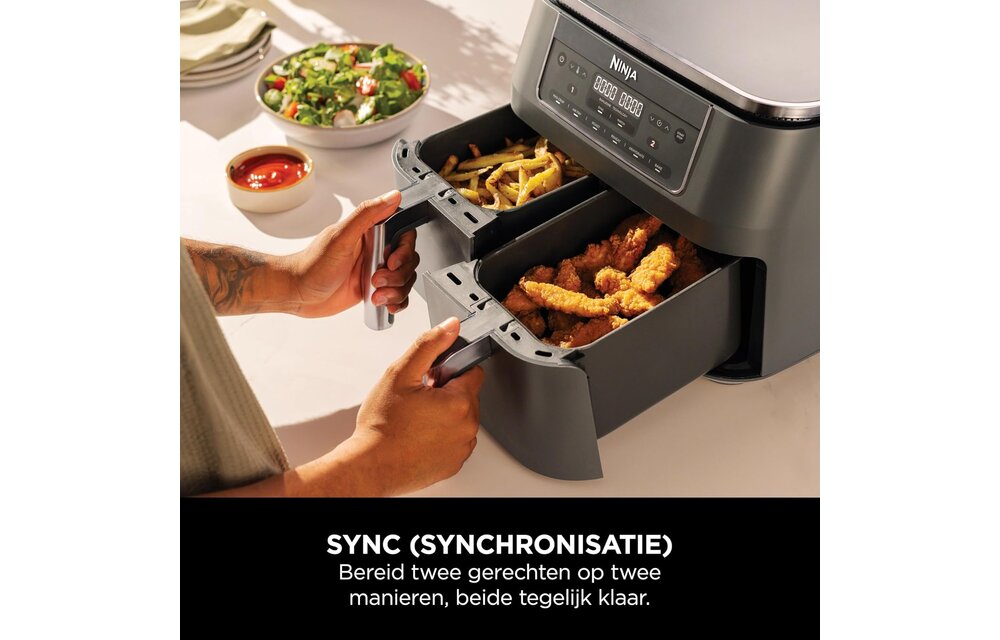 Ninja Dual Zone DZ300EU - Hetelucht friteuse