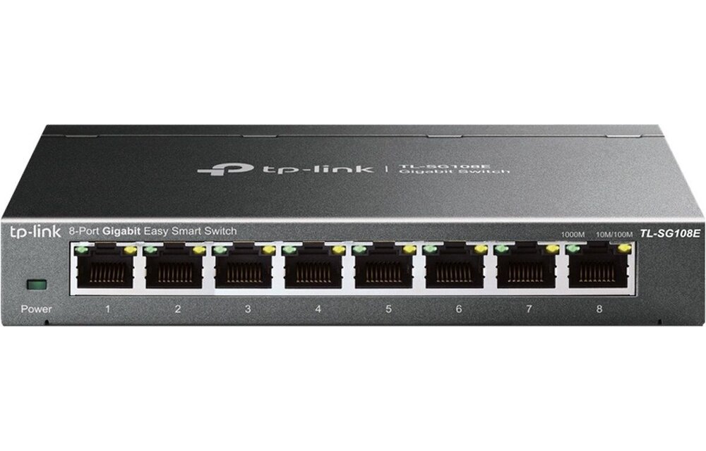 TP-Link TL-SG108E 8-poorts Gigabit Easy Smart - Netwerk switch