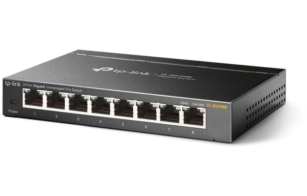 TP-Link TL-SG108E 8-poorts Gigabit Easy Smart - Netwerk switch