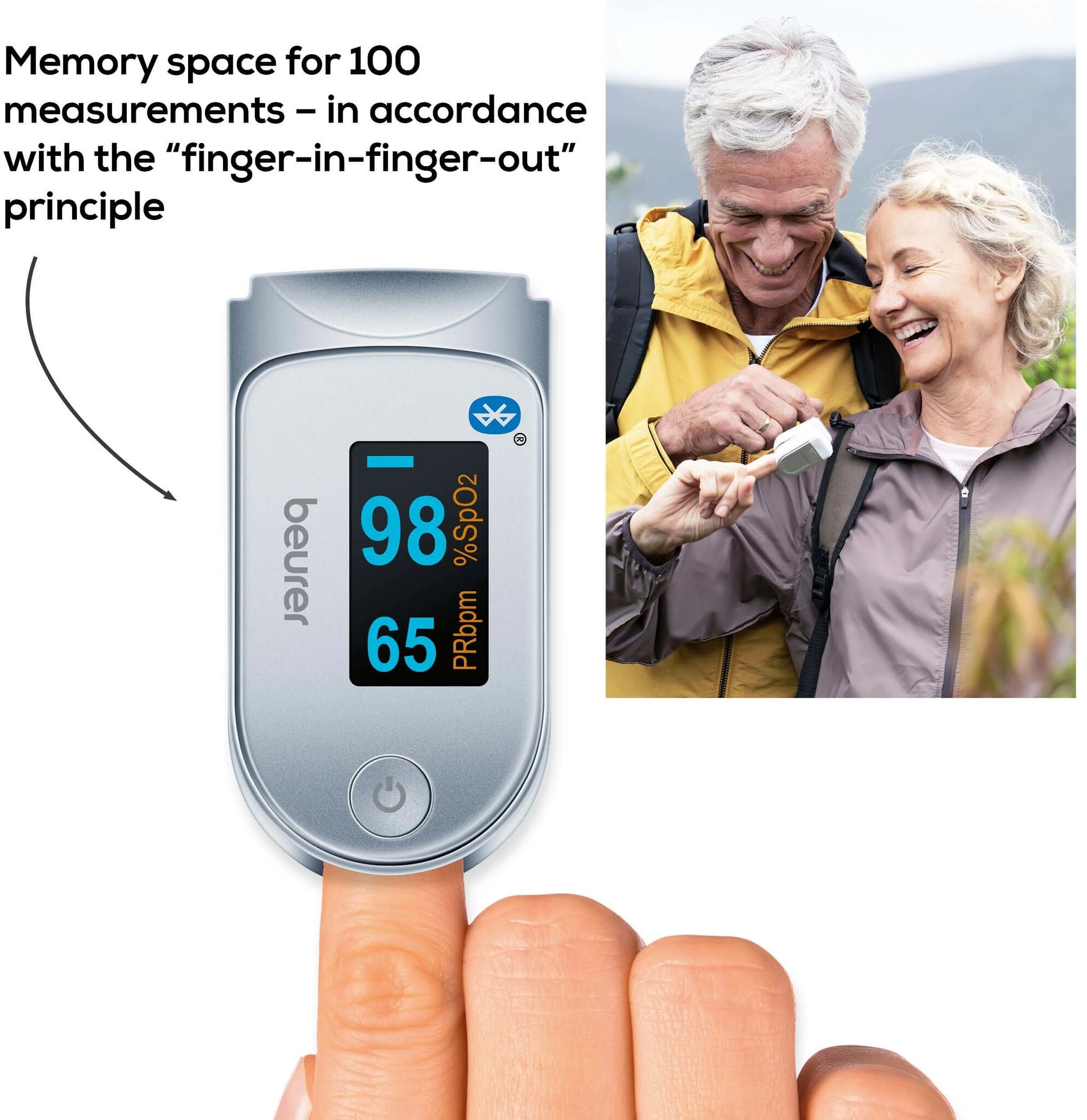 Beurer PO 60 Bluetooth - Saturatiemeters