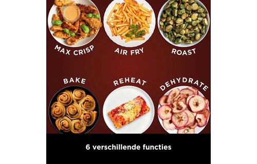 Ninja AF180EU Airfryer XXL Max Pro - Hetelucht friteuse