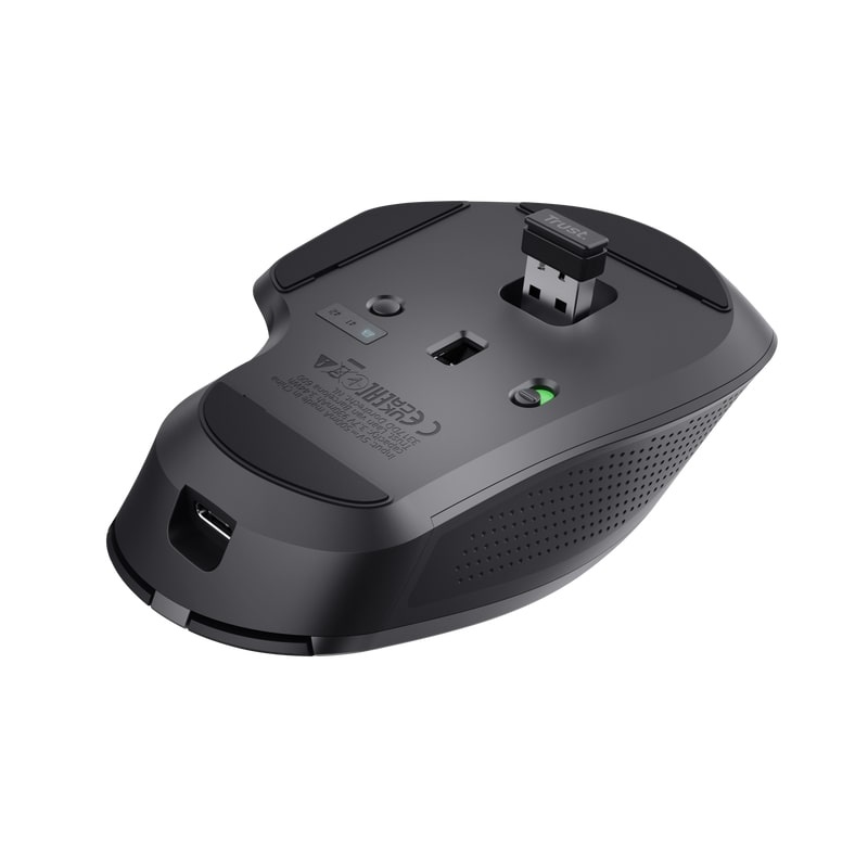 Trust 24935 Ozaa+ Multi-Connect Zwart - Muis