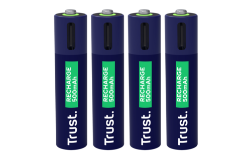 Trust USB-C oplaadbare AAA-batterijen (4-pack)