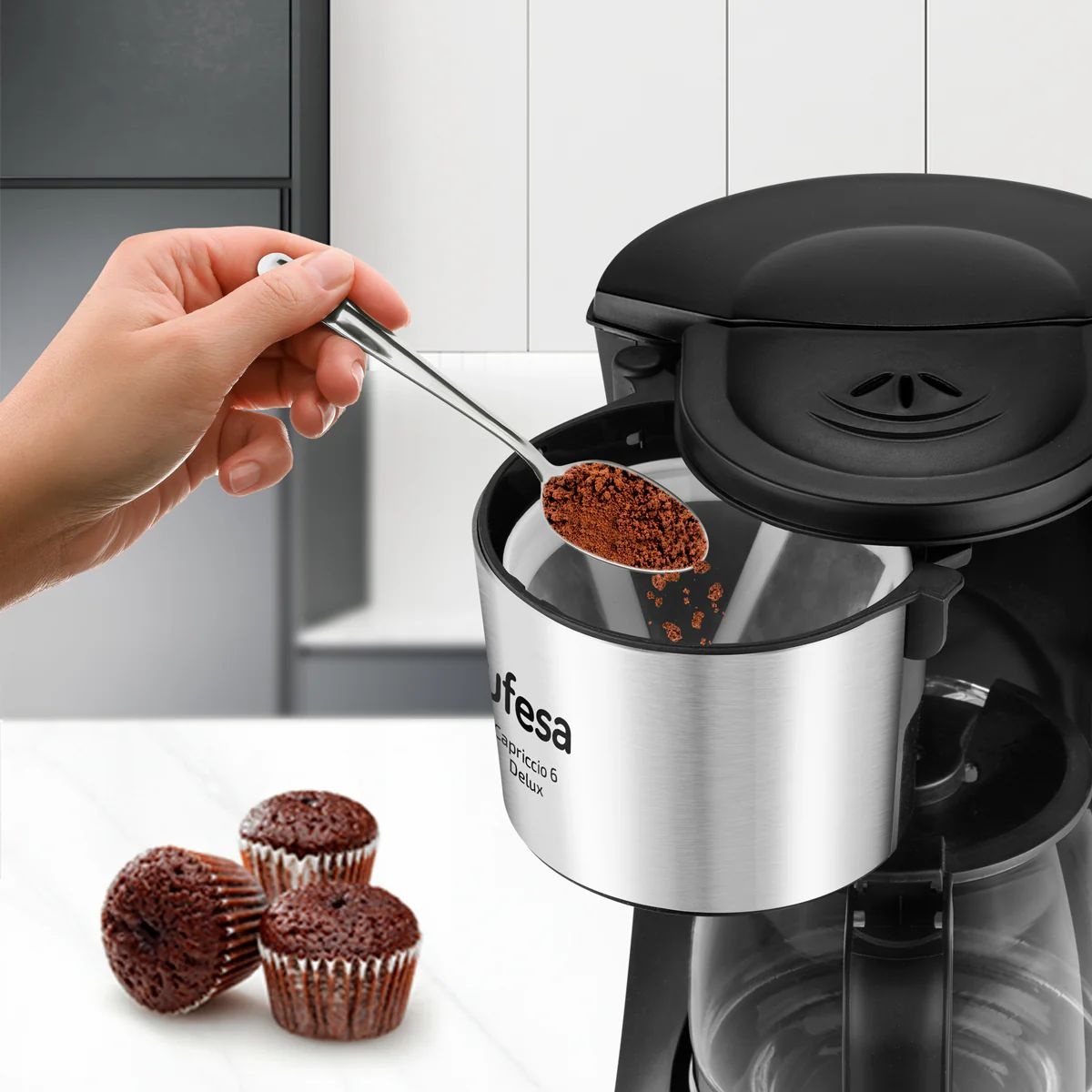 Ufesa CG7115 Capriccio 6 Delux - Koffiezetapparaat