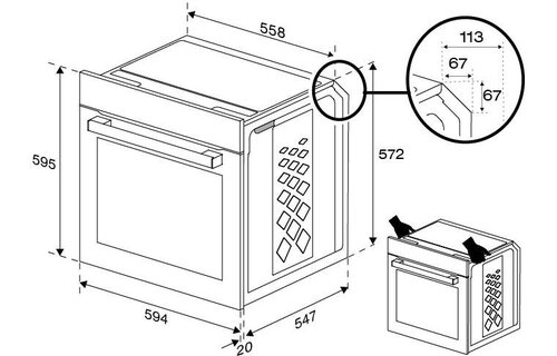 Beko BBIE12100XD - Inbouw oven
