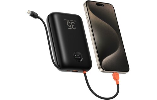 Veger K1 W1188 10.000 mAh Powerbank Zwart - Powerbank