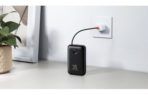 Veger K1 W1188 10.000 mAh Powerbank Zwart - Powerbank