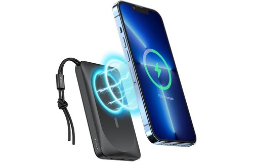 Veger MagOn W1151 10.000mAh Powerbank Zwart - Powerbank