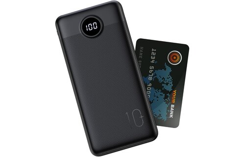 Veger L10S W1105PDB 10.000 mAh Powerbank Zwart - Powerbank