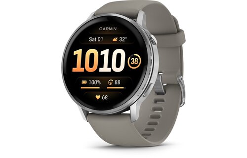 Garmin Venu 4 45mm Zilver/Grijs - Smartwatch