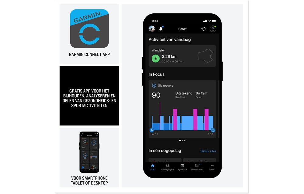 Garmin Venu 4 45mm Zilver/Grijs - Smartwatch