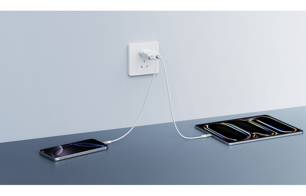 Veger USB-A naar USB-C QC PD 30W 30W1A1C telefoonoplader