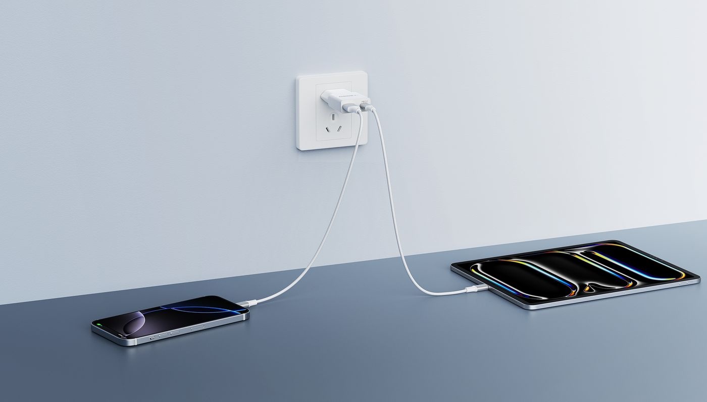 Veger USB-A naar USB-C QC PD 30W 30W1A1C telefoonoplader