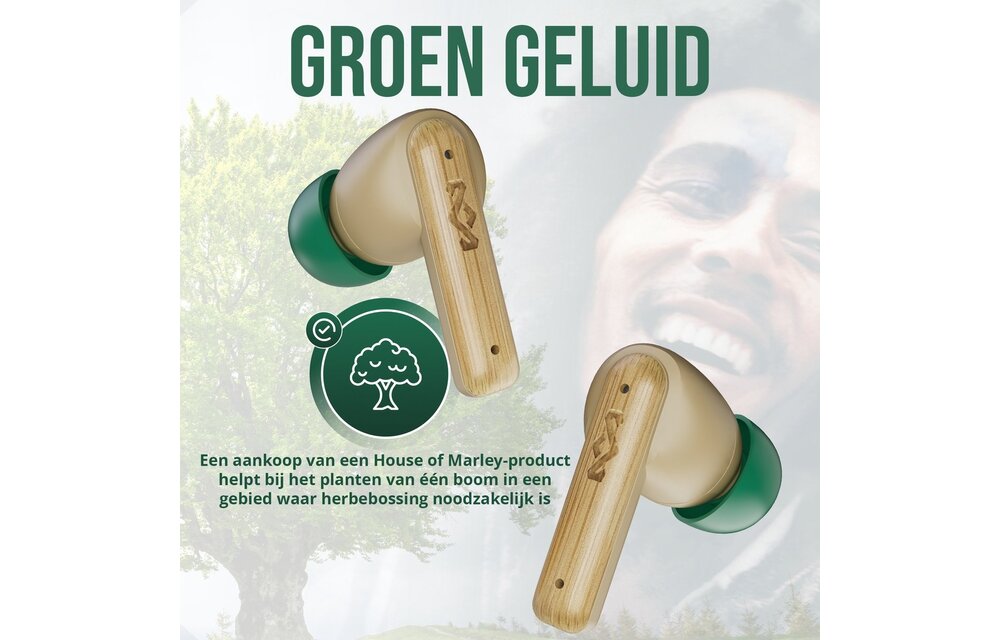 House of Marley Little Bird TWS Crème - Draadloze oordopjes