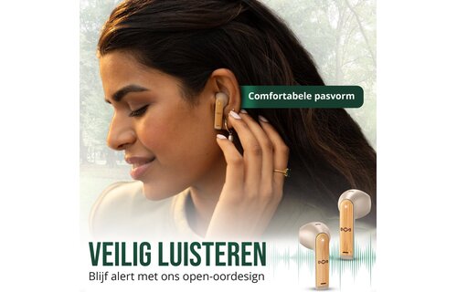 House of Marley Zion True Wireless Cream - Draadloze oordopjes