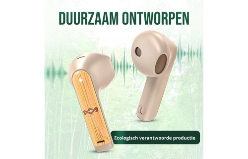 House of Marley Zion True Wireless Cream - Draadloze oordopjes
