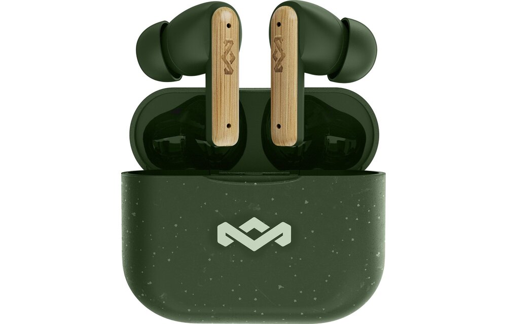 House of Marley Little Bird True Wireless Groen - Draadloze oordopjes