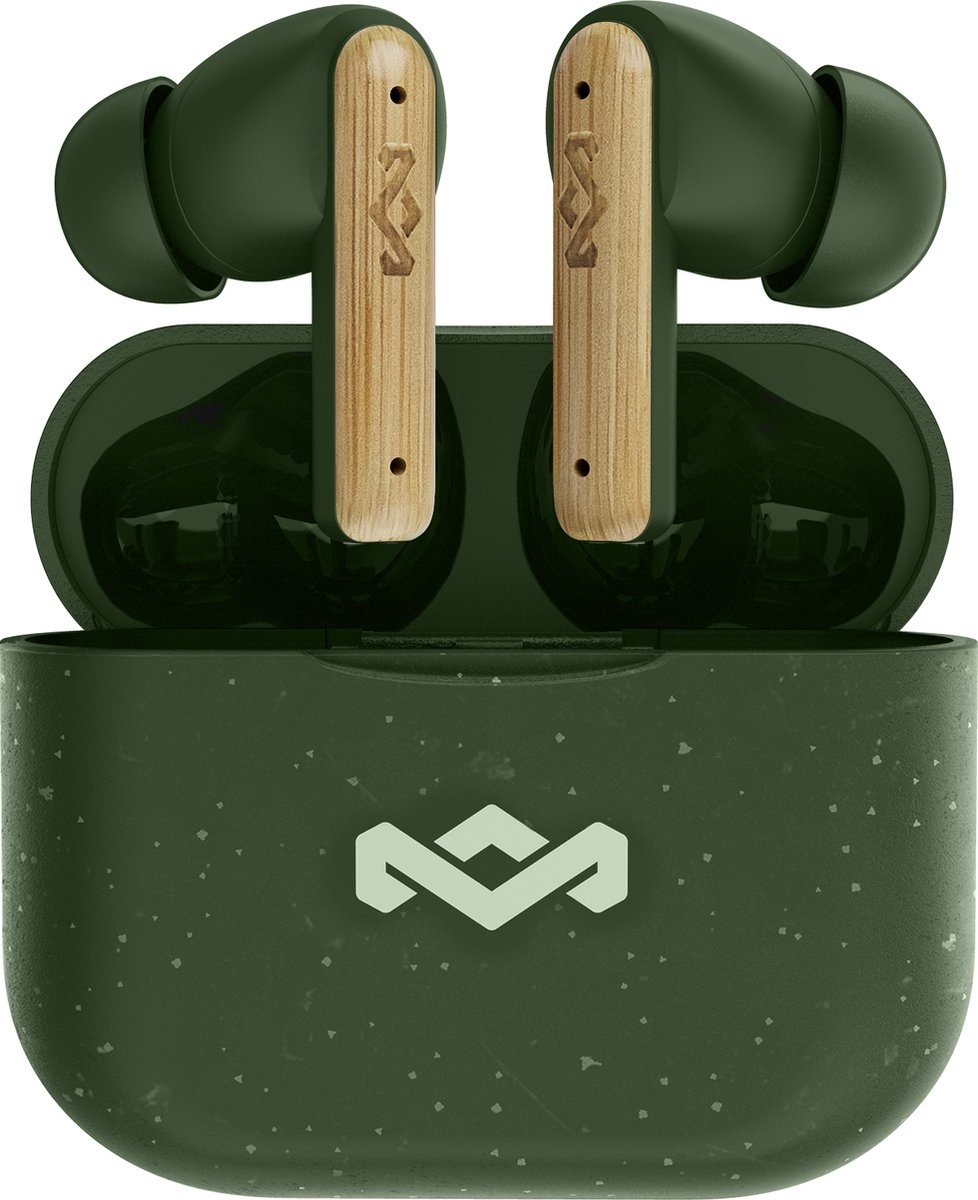 House of Marley Little Bird True Wireless Groen - Draadloze oordopjes