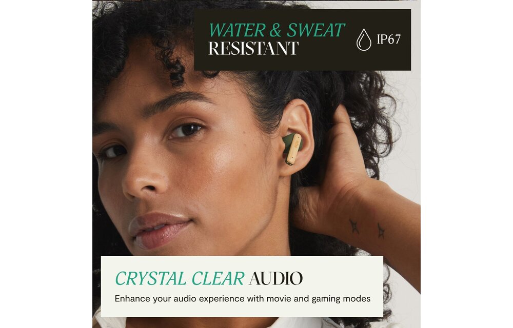 House of Marley Little Bird True Wireless Groen - Draadloze oordopjes