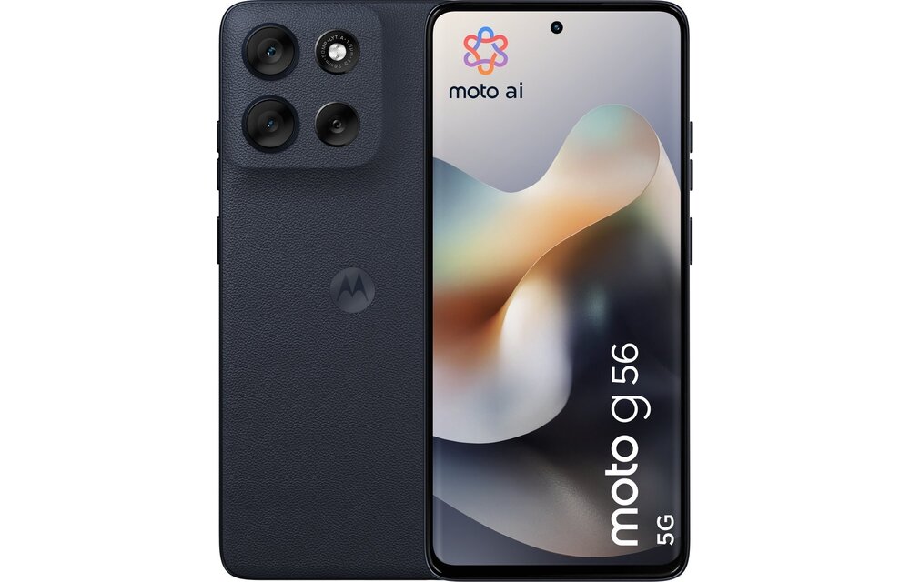 Motorola Moto g56 256GB 5G Black Oyster - Mobiele telefoon