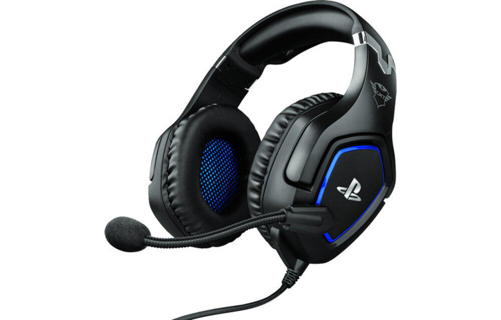 Trust Forze PS4 GXT 488 Zwart/Blauw - Gaming headset
