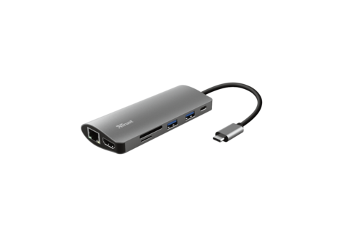 Trust Dalyx 7-in-1 USB-C-adapter - Adapter