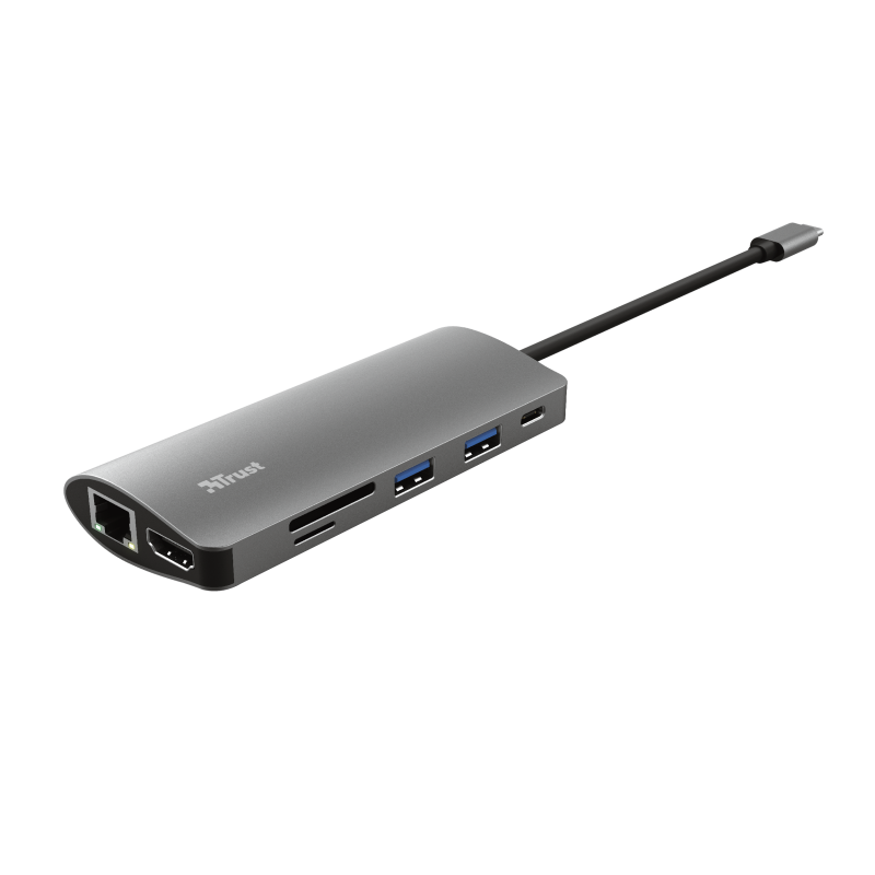 Trust Dalyx 7-in-1 USB-C-adapter - Adapter