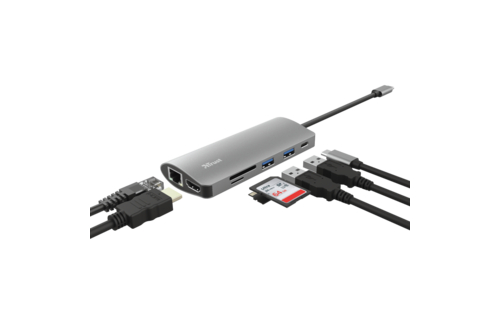 Trust Dalyx 7-in-1 USB-C-adapter - Adapter
