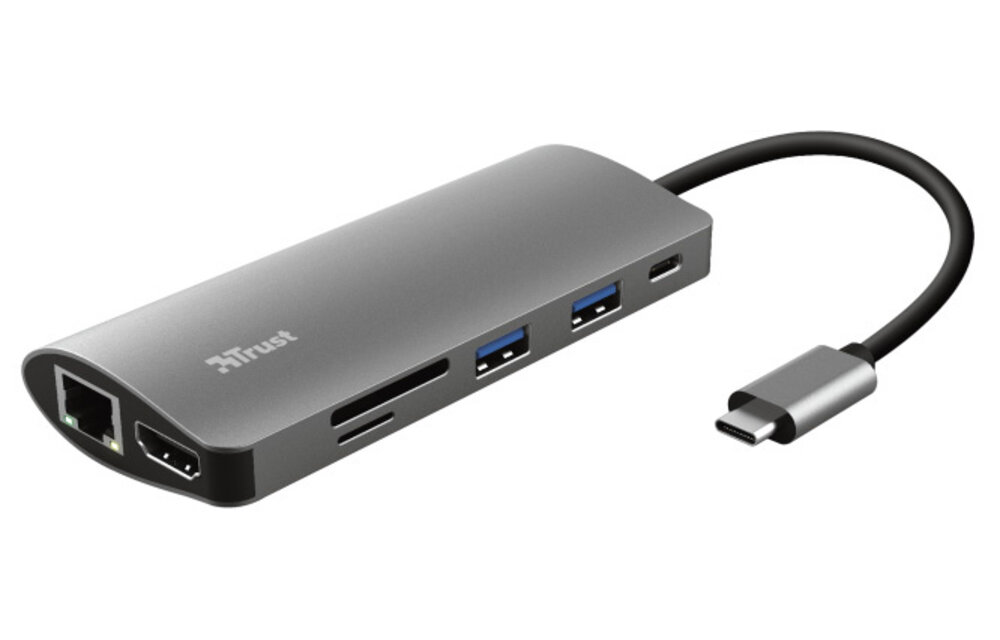 Trust Dalyx 7-in-1 USB-C-adapter - Adapter
