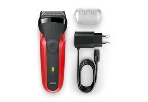 Braun Series 3 300s Rood - Scheerapparaat