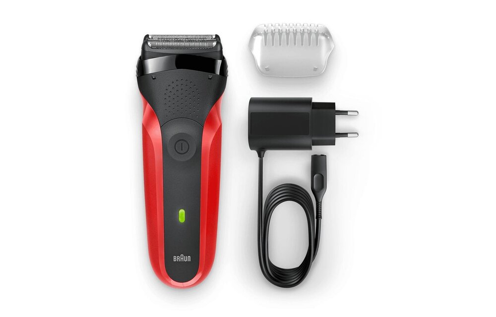Braun Series 3 300s Rood - Scheerapparaat