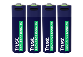 Trust USB-C oplaadbare AA-batterijen (4-pack)
