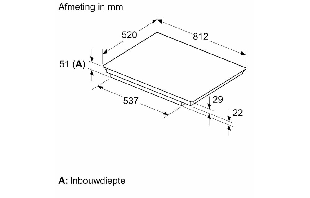 Siemens EX875HYC1M extraKlasse - Inductiekookplaat