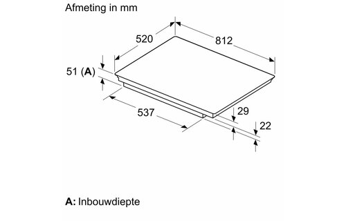 Siemens EX875HYC1M extraKlasse - Inductiekookplaat