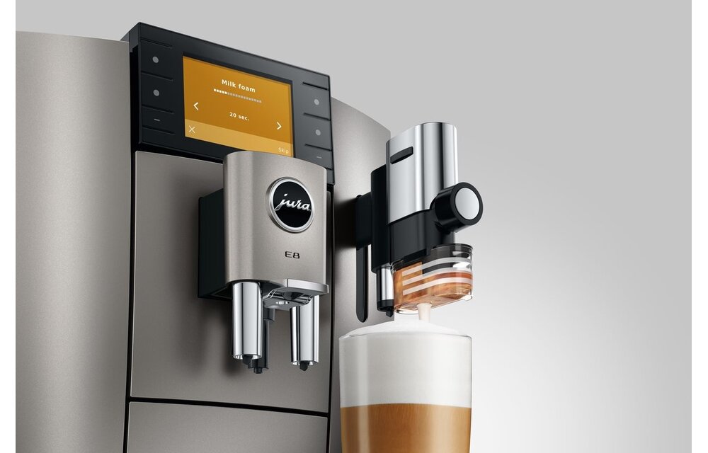 JURA E8 Midnight Silver (ED) - Koffiemachine