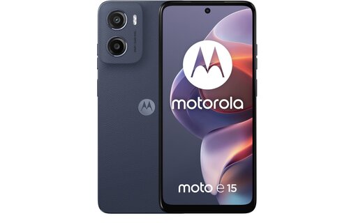 Motorola Moto e15 64GB 4G Denim Blue - Mobiele telefoon