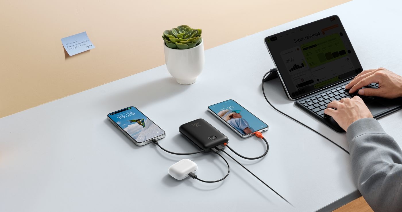 Veger K2 W2068 20.000 mAh Powerbank Zwart - Powerbank