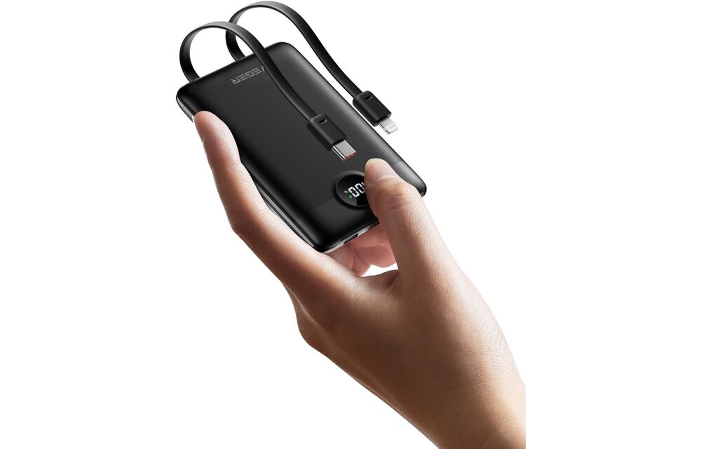 Veger C11 W1170 Mini Portable 10.000mAh Zwart - Powerbank