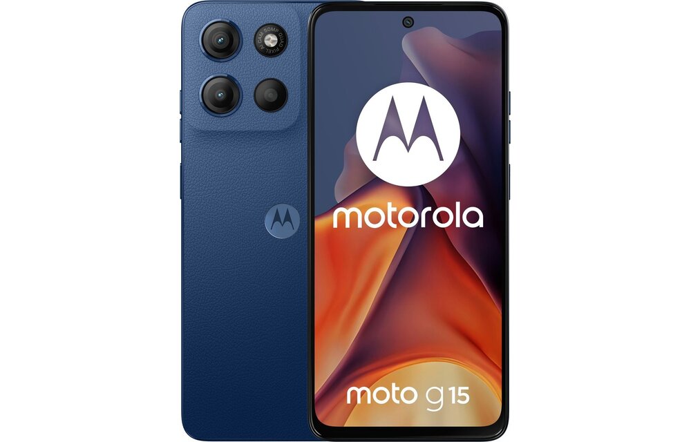 Motorola Moto g15 256GB 4G Sea Blue - Mobiele telefoon