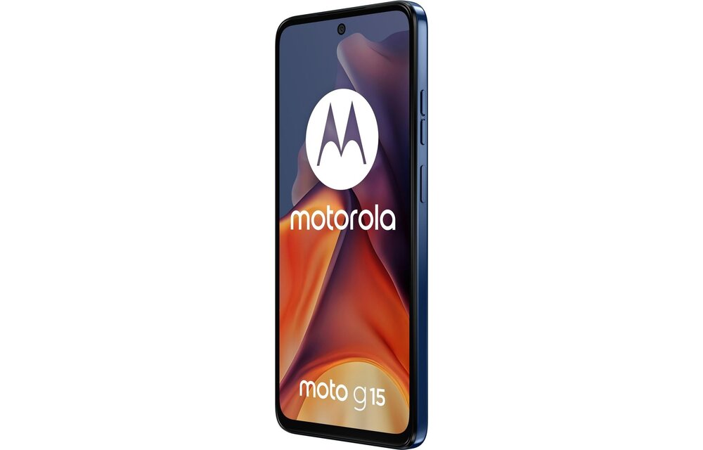 Motorola Moto g15 256GB 4G Sea Blue - Mobiele telefoon