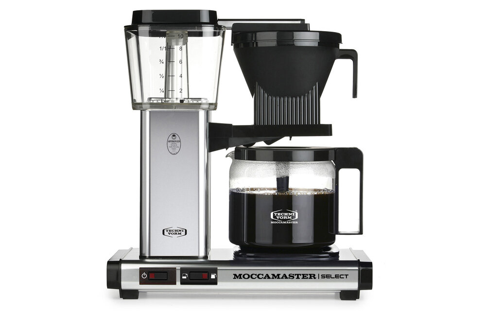 Moccamaster KBG Select (Polished Silver) - Koffiezetapparaat