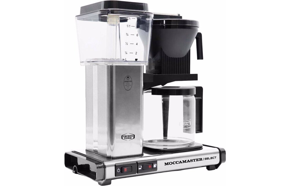 Moccamaster KBG Select (Polished Silver) - Koffiezetapparaat