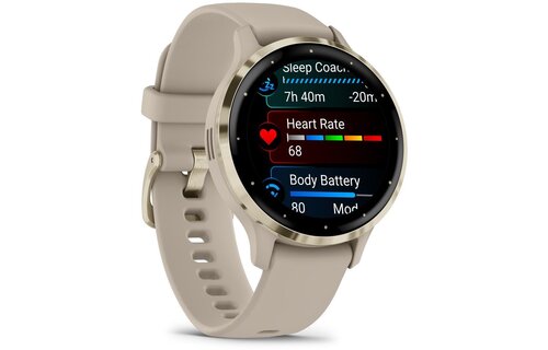Garmin Venu 3S Goud/Beige - Smartwatch