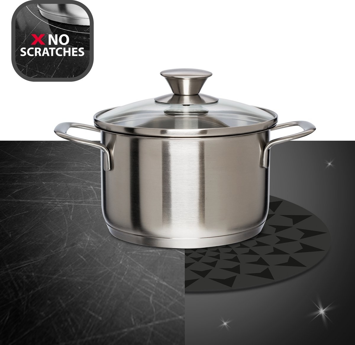 Scanpart inductiekookplaat beschermmatjes (4 stuks)