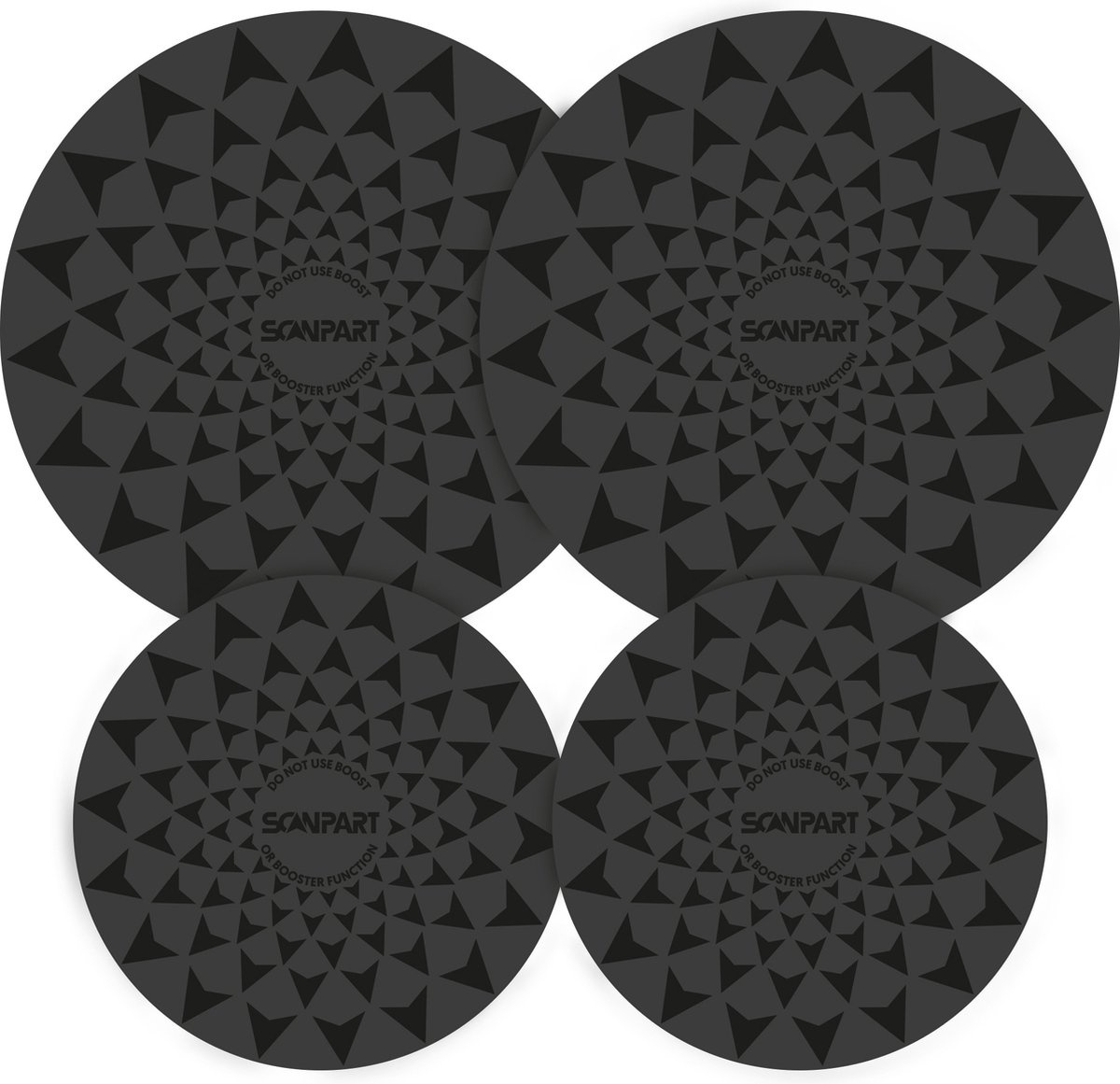 Scanpart inductiekookplaat beschermmatjes (4 stuks)
