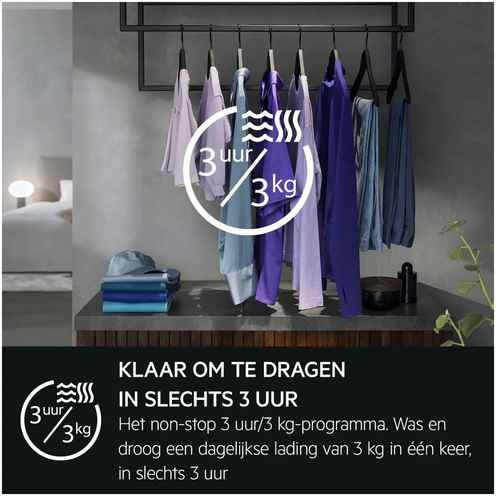 AEG LWR9706C8 - Was-droogcombinatie