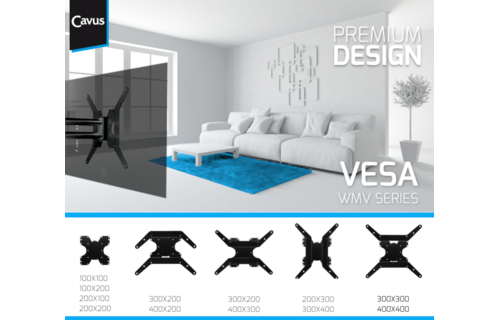 Cavus WMV8050 - TV muurbeugel