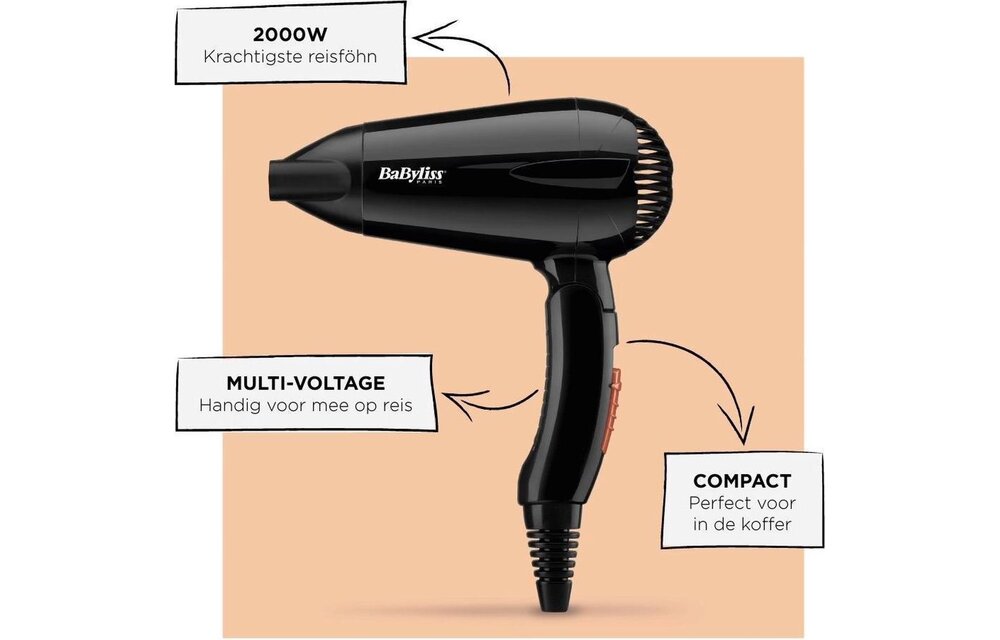 Babyliss Travel Dry 5344E - Föhn