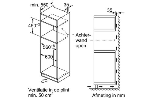 Bosch CMA583MB0B - Inbouw magnetron