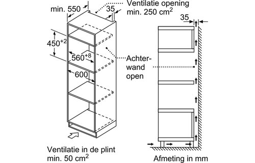 Bosch CMA583MB0B - Inbouw magnetron
